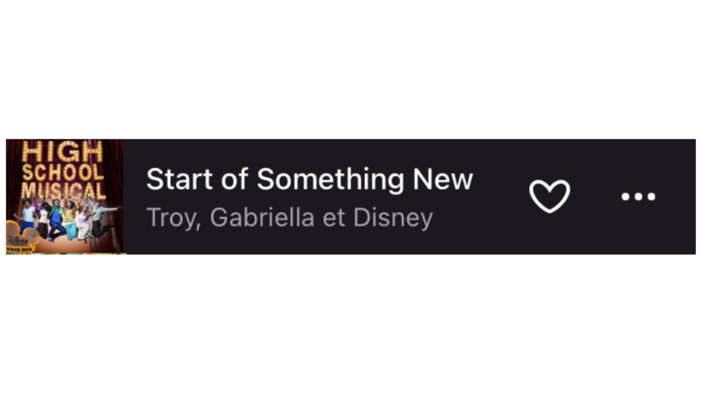 start of something new HSM