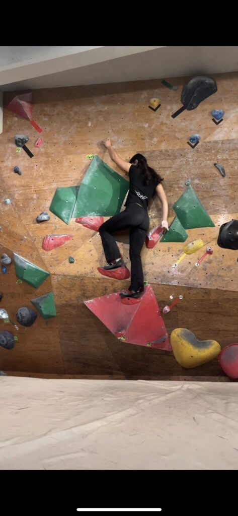 Bouldering wall